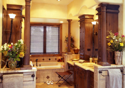 Custom home - master bath